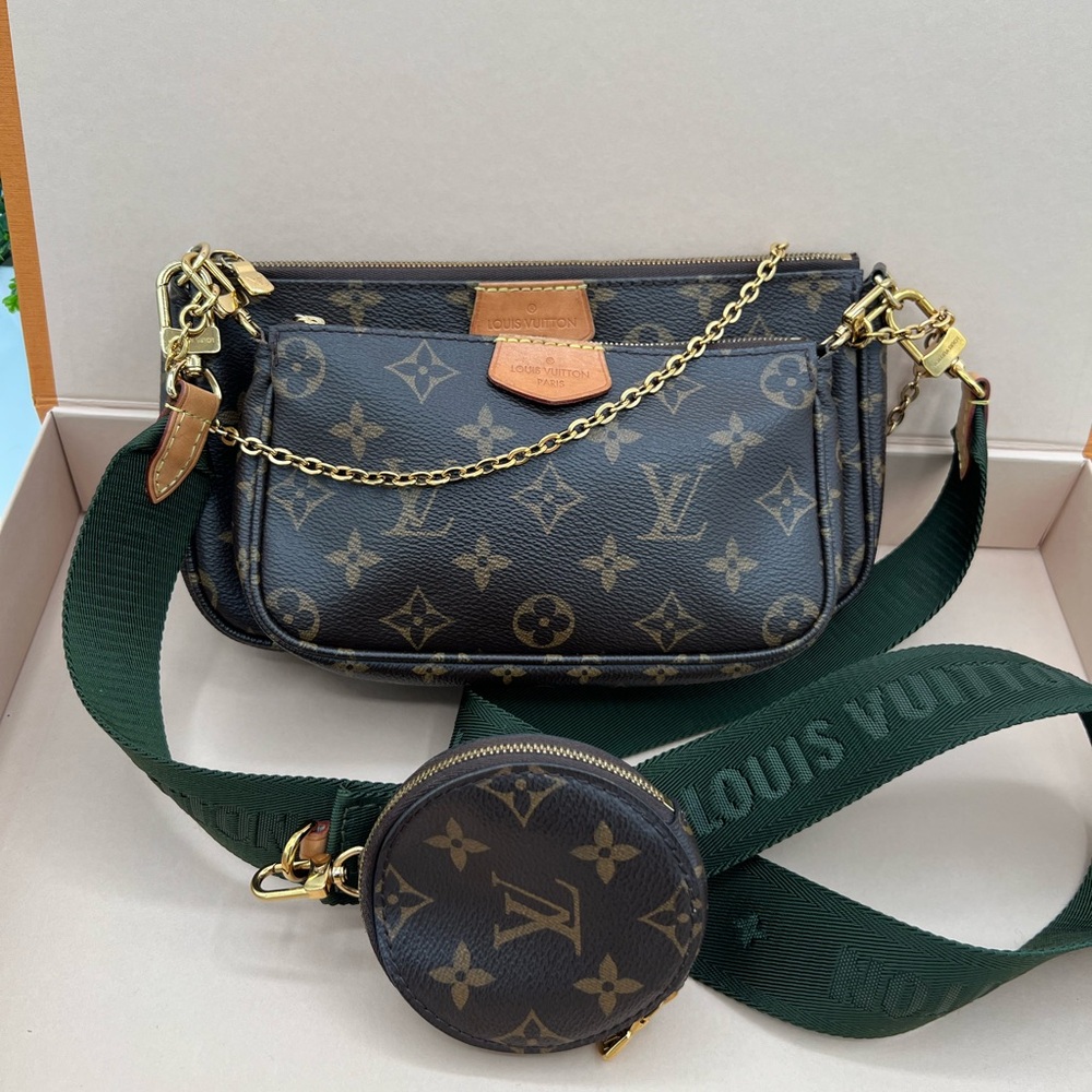Louis Vuitton Multi pochette with Green Strap😍🔥 - Picture 3 of 9